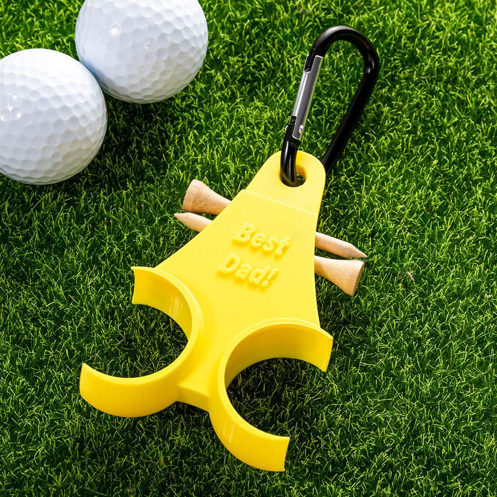 BYFDIY Custom Name Golf Ball Holder with Clip 3D Printed 15 Colors